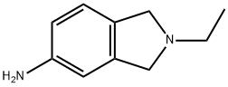 2-乙基-2,3-二氢-1H-异吲哚-5-胺 结构式