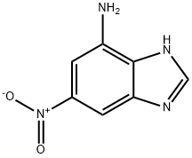 6-硝基-1H-苯并[D]咪唑-4-胺 结构式