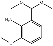 Benzenamine, 2-(dimethoxymethyl)-6-methoxy- 结构式