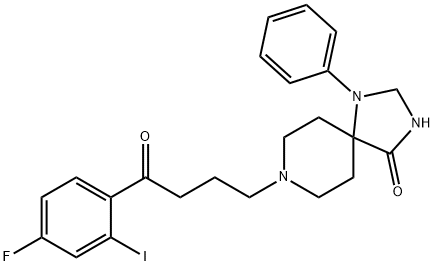 2'-iodospiperone 结构式