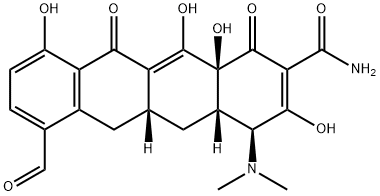 山环素杂质6 (7-甲酰山环素) 结构式