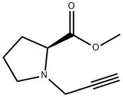 Methyl (2S)-1-(Prop-2-yn-1-yl)pyrrolidine-2-carboxylate 结构式