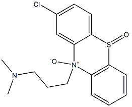 10H-Phenothiazine-10-propanamine, 2-chloro-N,N-dimethyl-, N,5-dioxide 结构式