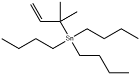 Stannane, tributyl(1,1-dimethyl-2-propen-1-yl)- 结构式