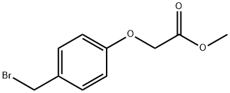 Acetic acid, 2-[4-(bromomethyl)phenoxy]-, methyl ester 结构式