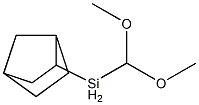 2-(二甲氧基甲基甲硅烷基)-双环[2,2,1]庚烷 结构式