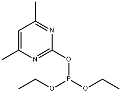 Phosphorous acid, 4,6-dimethyl-2-pyrimidinyl diethyl ester 结构式