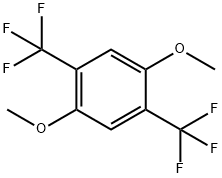 Benzene, 1,4-dimethoxy-2,5-bis(trifluoromethyl)- 结构式