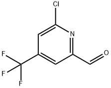 6-氯-4-(三氟甲基)吡啶甲醛 结构式