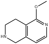 5-甲氧基-1,2,3,4-四氢-2,6-萘啶 结构式