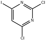 2,4-二氯-6-碘嘧啶 结构式