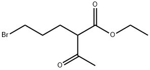 2-乙酰基-5溴醋酸乙酯 结构式