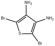 2,5-二溴-3,4-二胺基噻吩 结构式