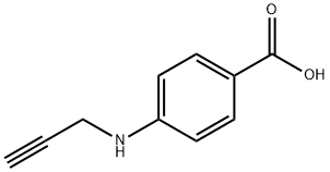 Benzoic acid, 4-(2-propyn-1-ylamino)- 结构式