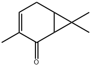 Bicyclo[4.1.0]hept-3-en-2-one, 3,7,7-trimethyl- 结构式