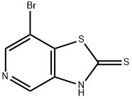 Thiazolo[4,5-c]pyridine-2(3H)-thione, 7-bromo- 结构式