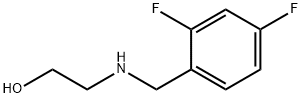 Ethanol, 2-[[(2,4-difluorophenyl)methyl]amino]- 结构式