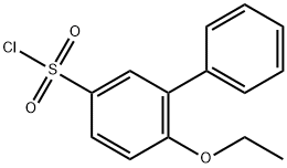 4-乙氧基-3-苯基苯-1-磺酰氯 结构式