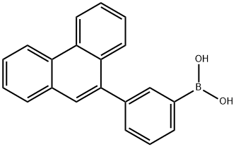 B-[3-(9-菲芴基)苯基]-硼酸 结构式