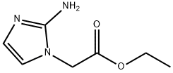 2-(2-氨基-1H-咪唑-1-基)乙酸乙酯 结构式