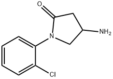 4-amino-1-(2-chlorophenyl)pyrrolidin-2-one(SALTDATA: HCl) 结构式