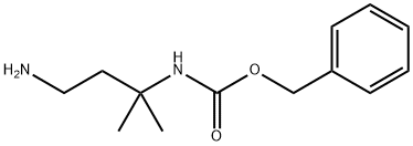 (4-氨基-2-甲基丁-2-基)氨基甲酸苄酯 结构式