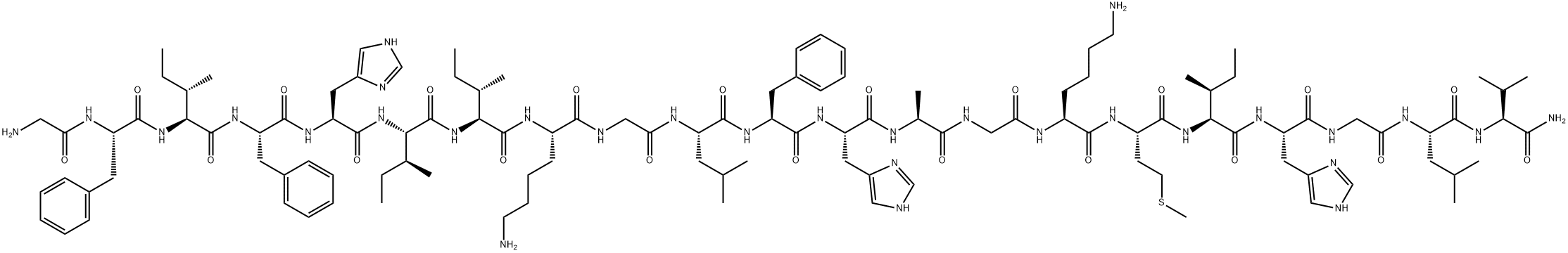 Epinecidin-1 结构式