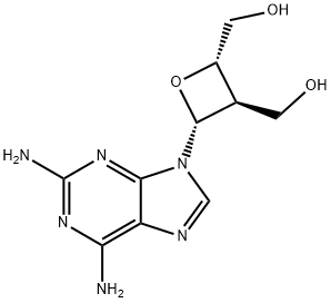 2-aminooxetanocin A 结构式