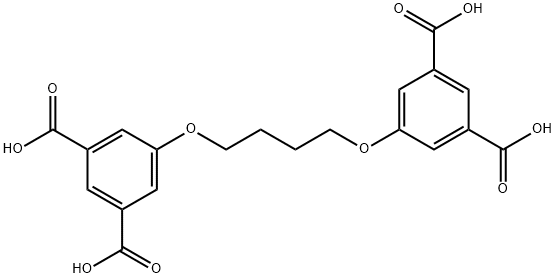 5,5′-(butane-1,4-diyl)-bis(oxy)diisophthalic acid 结构式