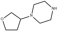 1-(TETRAHYDROFURAN-3-YL)PIPERAZINE 结构式