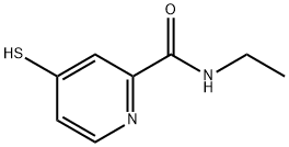 N-乙基-4-硫烷基吡啶-2-甲酰胺 结构式
