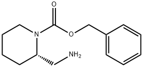 (S)-2-(氨基甲基)哌啶-1-羧酸苄酯 结构式