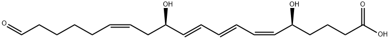 20-aldehyde leukotriene B4 结构式