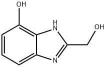 2-(羟甲基)-4-羟基苯并咪唑 结构式