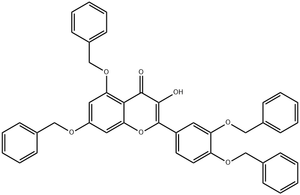 3'',4'',5,7-Tetra-O-benzylquercetin 结构式