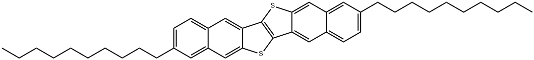 2,9-DIDECYLDINAPHTHO[2,3-B:2′,3′-F ]THIENO[3,2-B]THIOPHENE 结构式