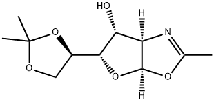 Furo3,2-doxazol-6-ol, 5-(4R)-2,2-dimethyl-1,3-dioxolan-4-yl-3a,5,6,6a-tetrahydro-2-methyl-, (3aR,5S,6R,6aR)- 结构式