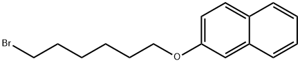 Naphthalene, 2-[(6-bromohexyl)oxy]- 结构式