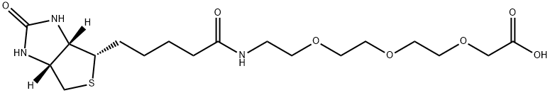 生物素-三聚乙二醇-乙酸 结构式