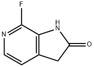 7-氟-1H-吡咯并[2,3-C]吡啶-2(3H)-酮 结构式