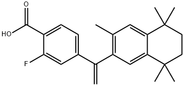Fluorobexarotene 结构式