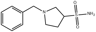 1-苄基吡咯烷-3-磺酰胺 结构式