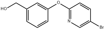 Benzenemethanol, 3-[(5-bromo-2-pyridinyl)oxy]- 结构式
