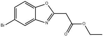 2-Benzoxazoleacetic acid, 5-bromo-, ethyl ester 结构式