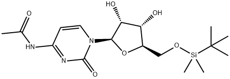 2'-TBDMS-N4-AC-胞苷 结构式