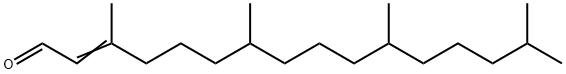 2-Hexadecenal, 3,7,11,15-tetramethyl- 结构式