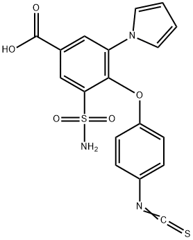 4-isothiocyanate-piretanide 结构式