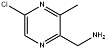 2-Pyrazinemethanamine, 5-chloro-3-methyl- 结构式