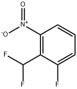 Benzene, 2-(difluoromethyl)-1-fluoro-3-nitro- 结构式