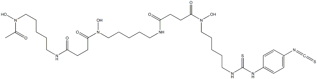 p-NCS-Bz-DFO 结构式